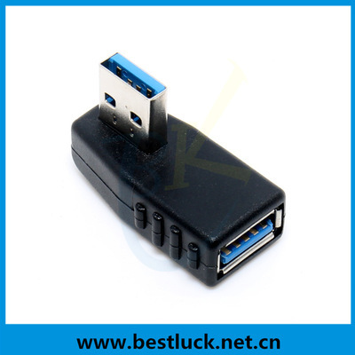 工厂直销黑色USB 3.0 A母转接头现货供应